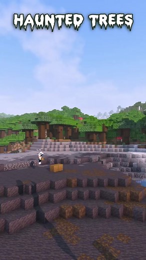 Minecraft Haunted Forest Building: Orphanage Seed with Netherite Armor Crafting