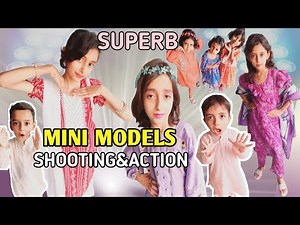 Mini Models on a Mission! 🎬🔫 Fashion & Action Shoot