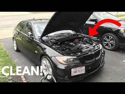 How To Clean/Detail Your BMW Engine Bay! DIY!