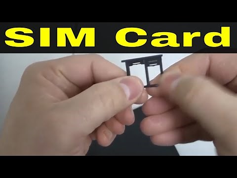 How To Put SIM Card In Samsung Galaxy Tab A-Easy Tutorial