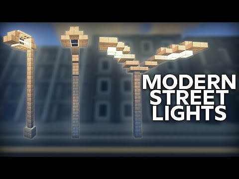 15+ Ways to Build Modern Street Lamps in Minecraft