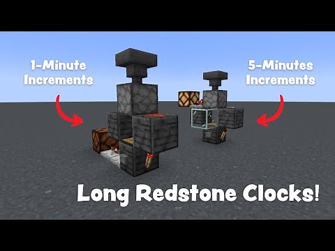 How to Build Long Incremental Redstone Clocks (1.19+) | Minecraft Tutorial