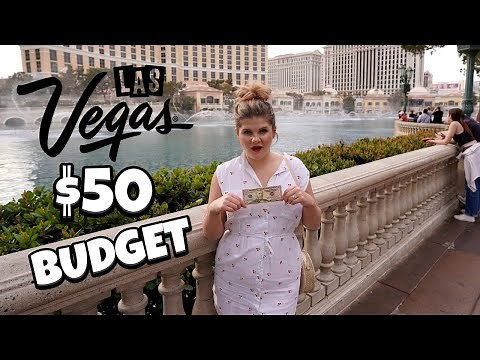 Surviving 24 Hours in Las Vegas With Only $50 😲