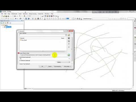 How to create intersection point in ArcGIS