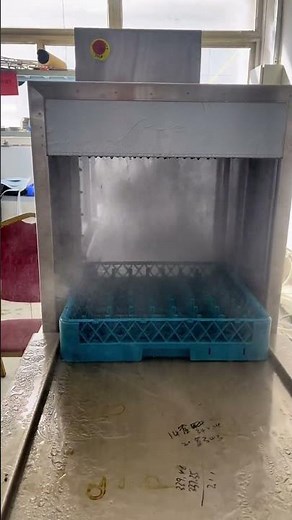 High-Efficiency Commercial Dishwasher in Action | Large-Scale Washer for Hotels & Central Kitchens