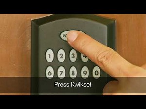 Programming a One Time User Code the Kwikset Smartcode 955/917
