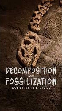 Decomposition and Fossilization Confirm the Bible