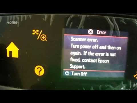 Fix Epson Scanner Error
