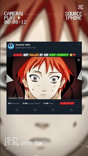 Sasori Got Killed by His Own Parents 😢💔....