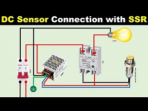 SSR- Solid State Relay Connection with Sensor || SSR wiring connection ‪@ElectricalWiringSchool‬