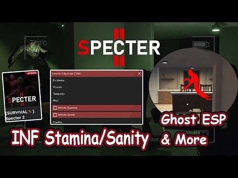 Roblox Specter 2 Script - INF Stamina/Sanity | Ghost ESP 2022