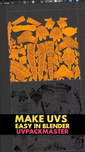 Using UVPackmaster to make UV mapping in Blender easy