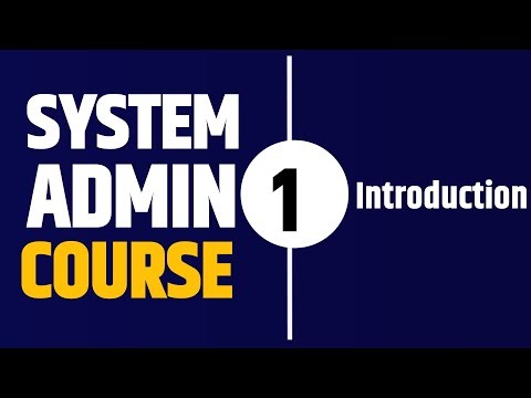 System Administrator | Introduction | Syllabus
