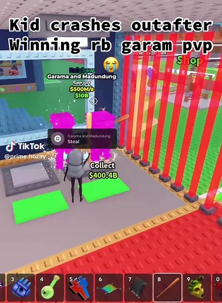 Kid Crashes Out After Winning RB Garam PVP