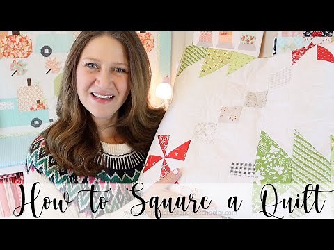 How to Square a Quilt // TUTORIAL!