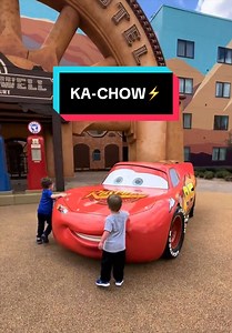 KA-CHOW ⚡ Re-visiting this sweet moment for Lightning McQueen Day 🚗 (via @Lyndsey Holmes) #DisneyWorld