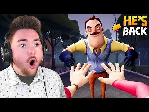 HELLO NEIGHBOR BUT HE GOES LEGITIMATELY INSANE… (New Mod)
