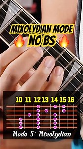 How To Play The Mixolydian Mode In 15 Seconds