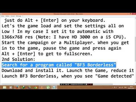 mouse problem in Battlefield 3 fixed !!!