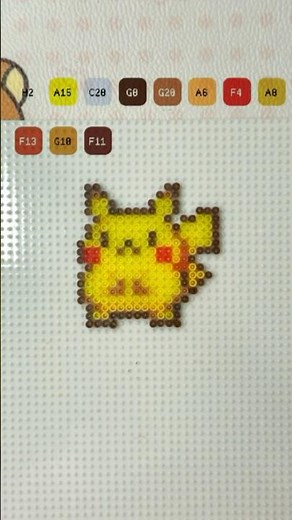 Making Pikachu with Pixie Beads | Pokémon Pixel Art DIY | Perfect Melt Mini Fuse Beads #fusebeads