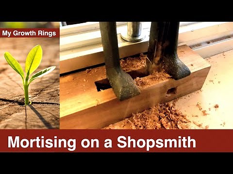 Hollow Chisel Mortising with a Shopsmith Mark V or Mark 7 or any Drill Press, for that matter!