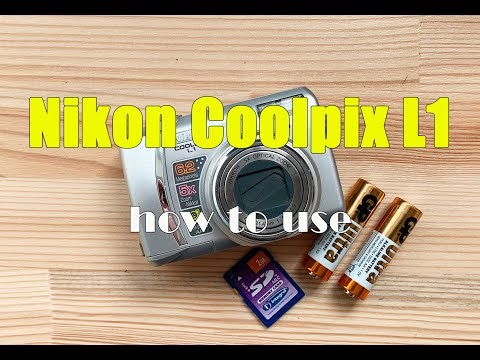 Y2K digital camera 2000s | Nikon Coolpix L1 how to use