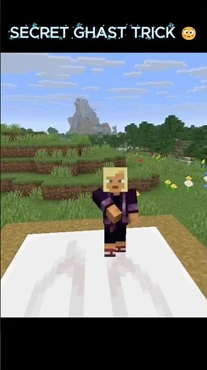 This Ghast trick is actually broken 😭🔥 #minecraft