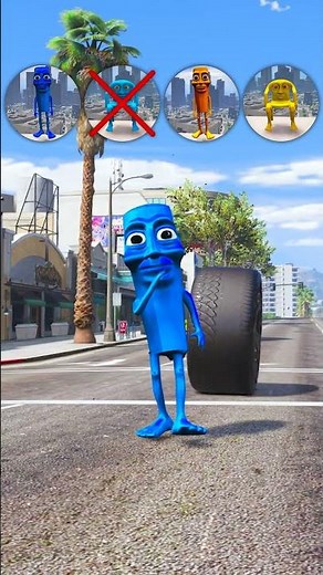 WHEEL CHALLENGE BRAINROT RAINBOW karkerkar kurkur tung tung tung sahur in GTA 5 #gta5