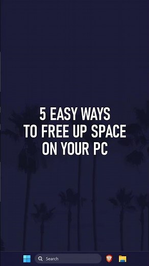 5 EASY Ways to FREE UP SPACE on Your PC