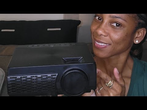 GPX ALL IN ONE PROJECTOR + SCREEN KIT | unboxing & tested | vlogtober day 5
