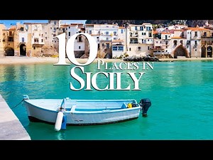 10 Most Beautiful Places to Visit in Sicily 4K 🇮🇹 | Sicily Travel Guide