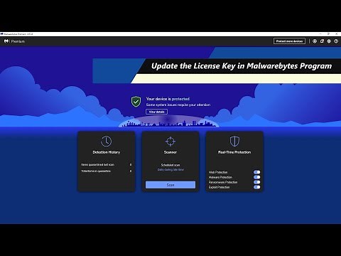 How to update Malwarebytes Premium License Key