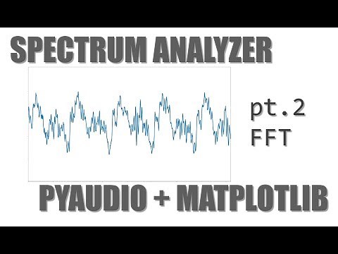Let's Build an Audio Spectrum Analyzer in Python! (pt. 2) the spectrum viewer