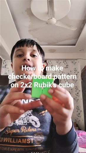 How to make checkerboard pattern on 2x2 Rubik's cube#viral#nishchayplayz#shorts#ytshorts
