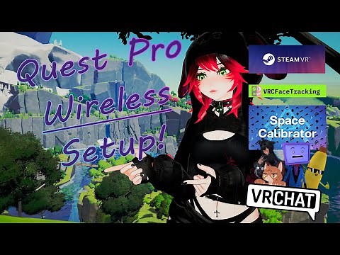 Quest Pro Software setup For VRChat Face tracking (Wireless Guide)