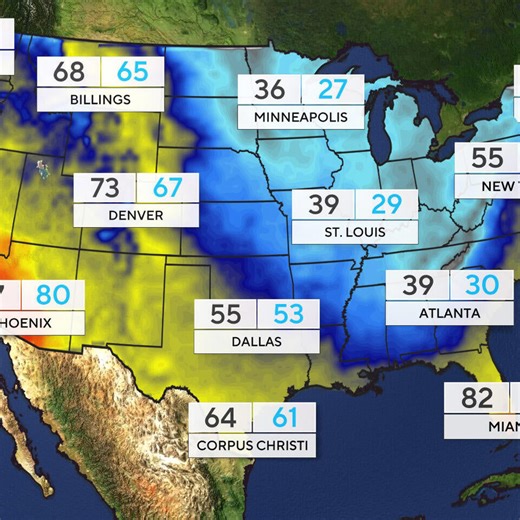 Polar vortex brings blast of cold air, early season lake effect snow. See maps.