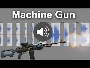 Machine gun sound effect HQ