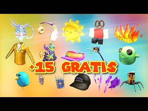 CÓMO CONSEGUIR 15 ITEMS GRATIS EN ROBLOX | ITEMS GRATIS | Kukyon