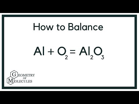How to Balance Al + O2 = Al2O3
