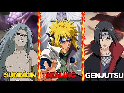 Every Level of Genjutsu, Summoning & Sealing Techniques in Naruto Explained in 54 Minutes