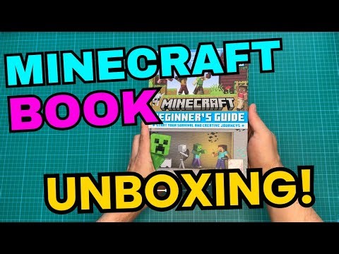 Minecraft Beginner's Guide Book unboxing (4K)