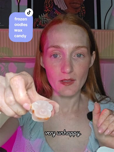 Ooodles Wax Candy Review: Frozen Wax Candy Mukbang & Taste Test
