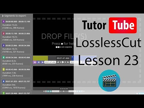 LossLessCut Tutorial - Lesson 23 - Separate Audio and Video by using Extract All Streams