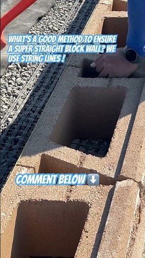 The Secret To Making A Very Straight Block Retaining Wall | Allen Blocks | Block Building Tips 💯
