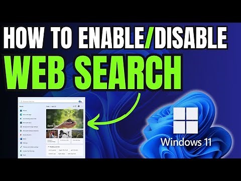 How to Enable/Disable Web Search on Windows 11
