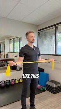 Banded External Rotations | Reset Your Posture and Strengthen Your Upper Back #goodposture