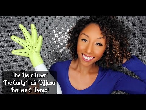The DevaFuser! The Curly Hair Diffuser! Review & Demo! | BiancaReneeToday