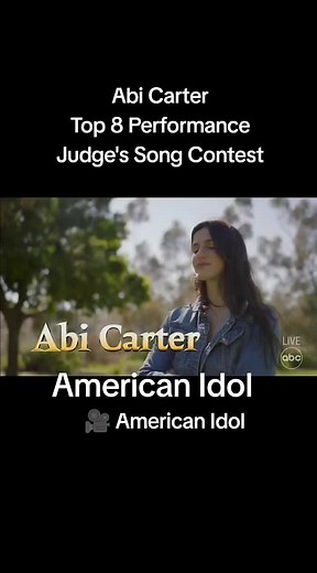 Abi Carter's Mind-Blowing Performance on American Idol | Top 8 Performance