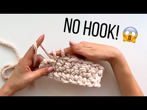 HOW DO YOU FINGER CROCHET? 👉🧶🤏 Simple Tutorial For Beginners