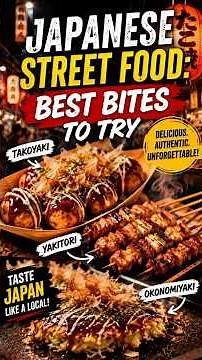 Japanese Street Food Best Bites to Try